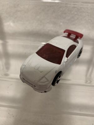 Hot Wheels Mattel McDonalds White Scorchers Mitsubishi Eclipse. J1