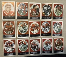 1972 Sunoco Football Stamps Atlanta Falcons Lot of 15