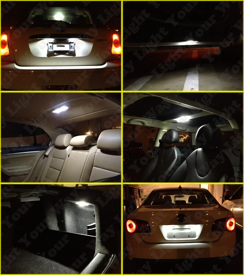 Paquete interior 15 luces de matrícula LED blancas para Nissan Máxima 2009-2014 Foto 3 de 4