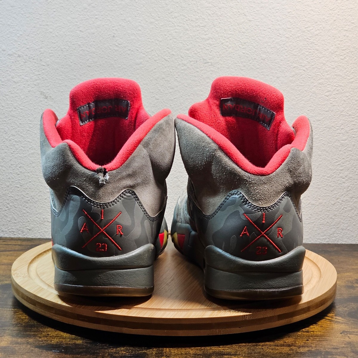 Air Jordan 5 Retro Men's Shoes Size 8.5 Camo Gray 886060335050| eBay