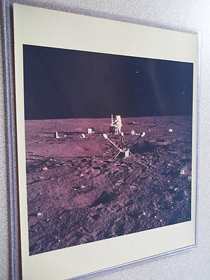 Apollo 12 vintage NASA Photo of Charles Conrad w/ Lunar Experiments ...