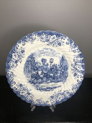 Johnson Brothers Stoke-On-Trent Coaching Scenes Dinner Plate