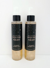 2 Bath  Body Works Into The Night Diamond Shimmer Fragrance Body Mist 4.9 oz
