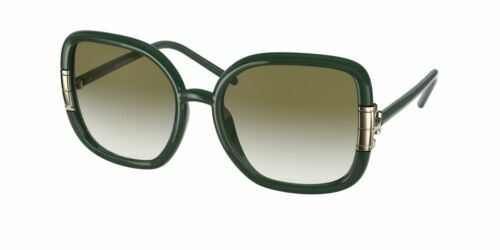 Celine Women Sunglasses Havana Green Square CL40073I 54N NEW 