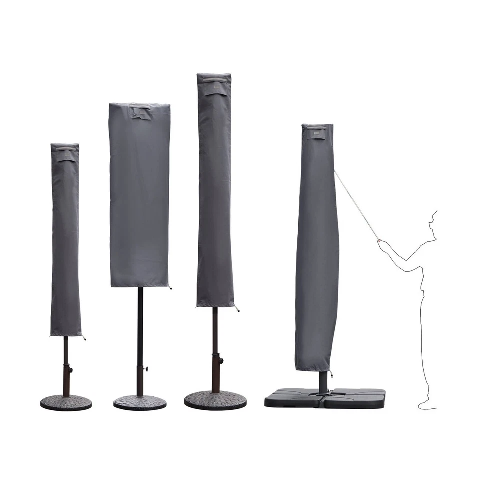 Sekey Sonnenschirm Schutzhülle Wasserdicht Abdeckhaube UV-beständig Schirmhülle