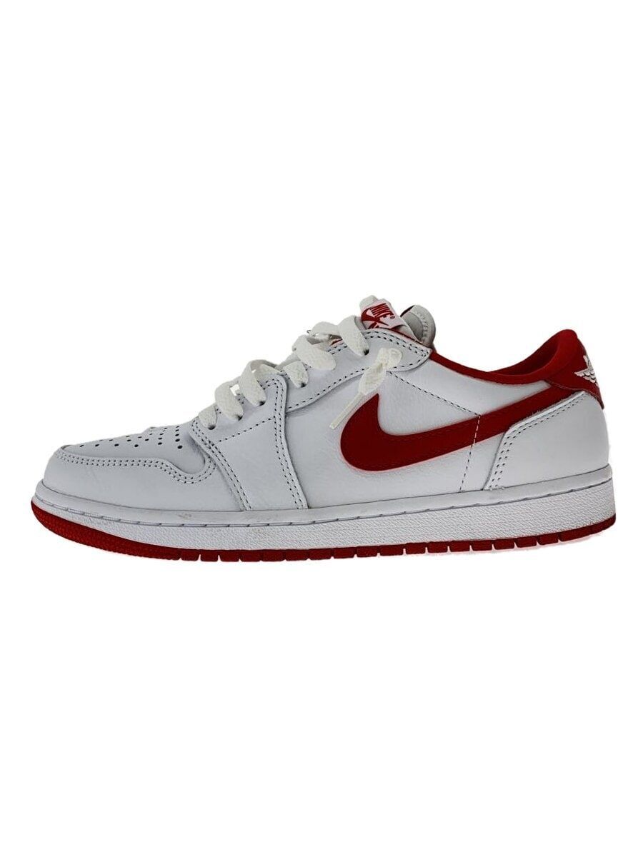 Nike low top sneakers AIR JORDAN 1 RETRO OG 25.5cm White Used | eBay