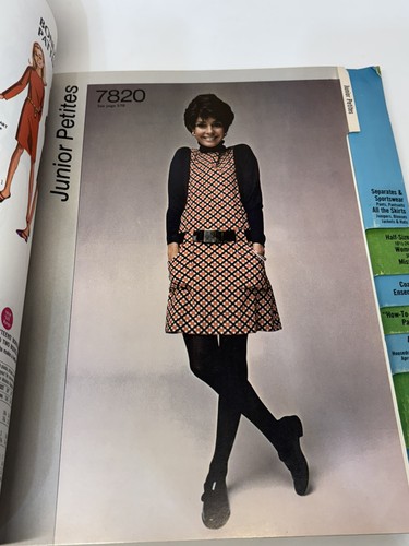 VTG Simplicity Patterns CATALOG - 1968 MCM Large Store Counter Pattern Book - Foto 8 di 16