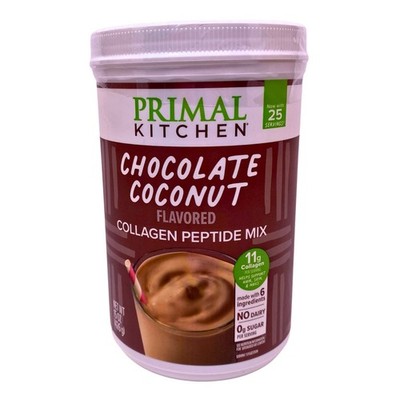 Primal Kitchen Chocolate Coconut Collagen Peptides 15 oz 1-Pack New  Exp 01/2027