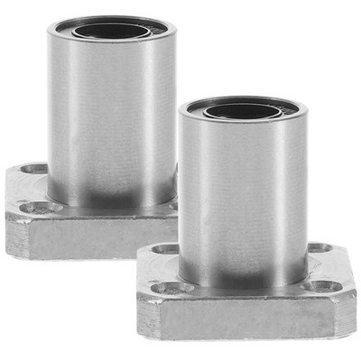 2pcs Flansch Linearkugellager 8 mm linearer Bewegungswellenlager für 3D -Drucker
