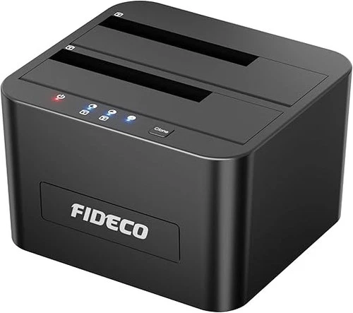 FIDECO Hard Drive Docking Station USB 3.0 SATA HDD for 2.5 & 3.5 Inch