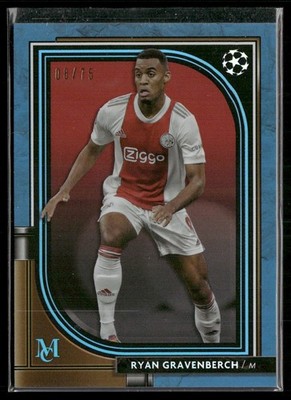 2022 Topps Museum Collection Sapphire Ryan Gravenberch 08/75 Ajax #16