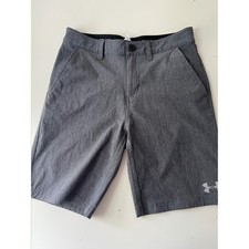 Comfy Boys under armour summer lightweight grey sport shorts size ten