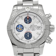 BREITLING Avenger II Blue Impulse A133811A/A811 white/blue WATCH 716618 6