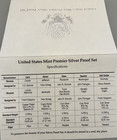 1993 United States Mint Premier Silver Proof Set — photo 2
