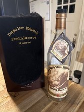 Pappy Van Winkle 23 Year Empty Bottle Rare velvet Bag and Tag Bottle not rinsed