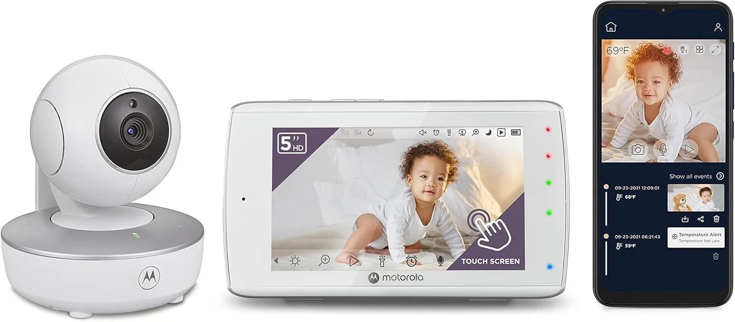 Motorola VM36XL Baby Monitor WiFi Camera Touchscreen Night Vision