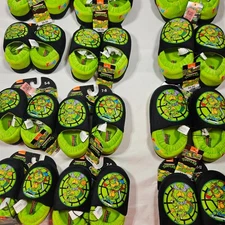 Teenage Ninja Mutant Turtles Kids Slippers Sizes 5 to 12 Nickelodeon