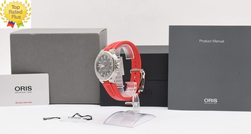 *TOP MINT w/ Box* Oris Aquis Date Automatic 7730 Grey Men's Watch From JAPAN