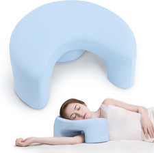 Side Sleeping Pillow with Arm Holes - Ergonomic Memory Foam Pillow for Cervical