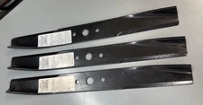 3-PC Briggs and Stratton 1716697ASM Mower Blades for Simplicity and Snapper