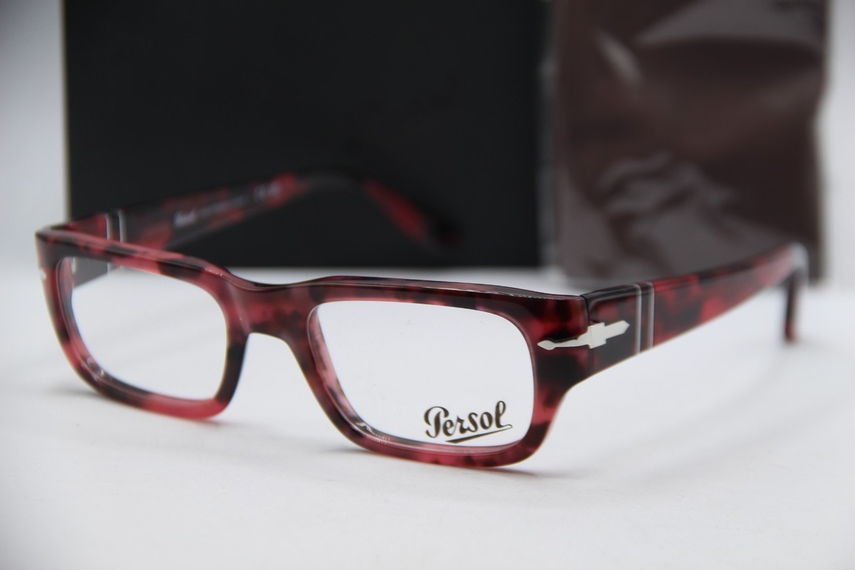 NEW PERSOL PO 3347-V 1212 RED HAVANA UNISEX EYEGLASSES 53MM 20 145 3348-V Persol 1212 53-20-145 Red Havana Tortoise Eyeglasses  main image 4