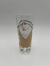 Osborne Kemper Thomas 1950s Highball Cocktail Glass Libby Bar Humor