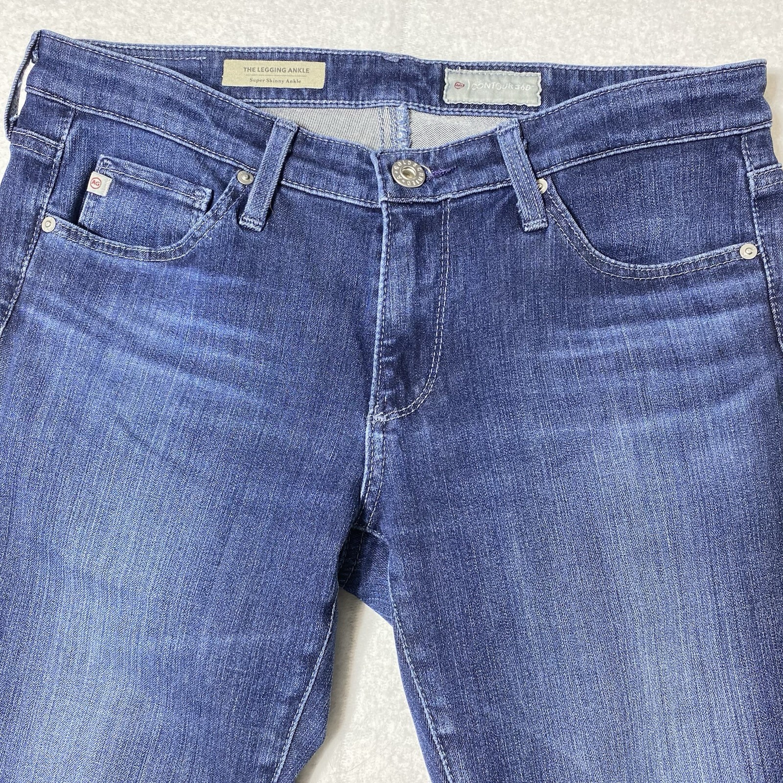 AG Jeans Womens 26R Blue The Legging Ankle Super Skinny Low Rise Stretch Denim thumbnail 4