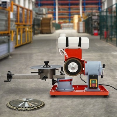 370W Circular Saw Blade Sharpener Grinder With 5 in Grinding Wheel 3600RPM 110V