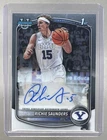Richie Saunders 2025 Bowman #CPA-RS Chrome Auto 1st Prospect A1