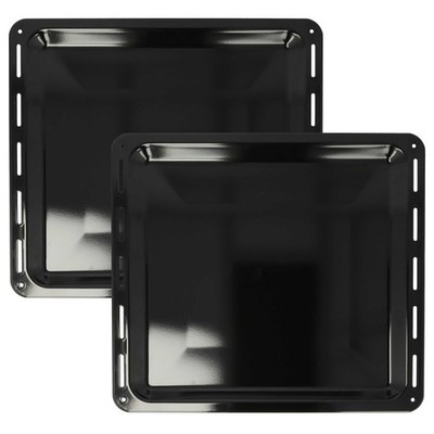 2x Backblech für AEG 3531939217 3531939233 42,2x37,6x2cm Emailliert