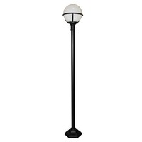 Weiß Schwarz Klassisch Hohe Laterne AußEnlampe Garten 1X100W/E27 IP44