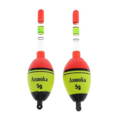 2  Plastikfischerei Float Luminous Float Vertikale Boje Angeln Bobber Bunte