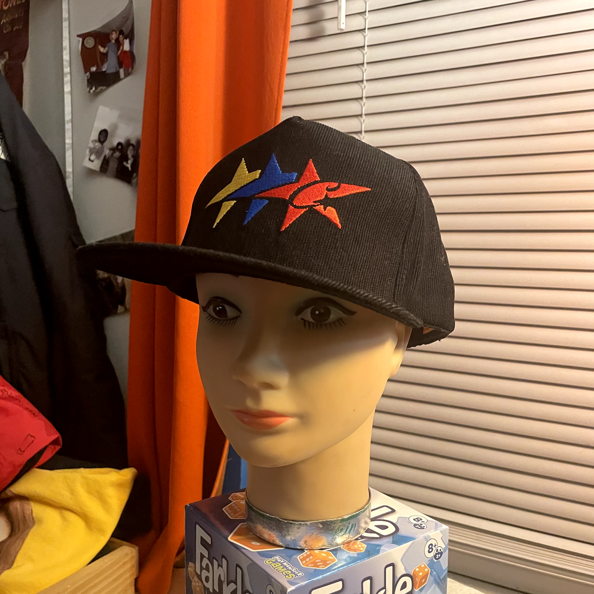 corteiz c-star corduroy Black hat NEW NEVER WORN | eBay