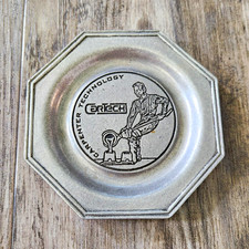CarTech Carpenter Technology Octagonal Vintage Metal Ashtray Carson Made In USA