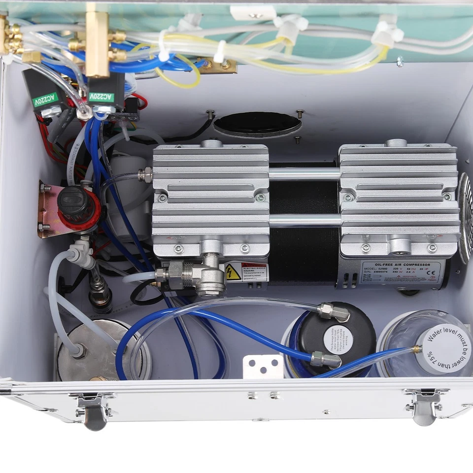 Portátil Dental unidad móvil de entrega de succión compresor de aire 4Hole Pull Foto 4 de 4