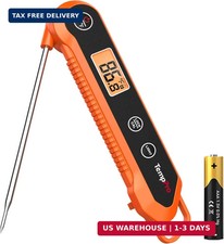 TempPro Digital Instant Read Meat Thermometer for Grilling Waterproof Kitchen Fo