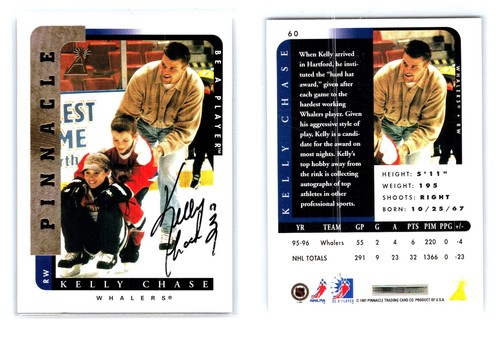 Kelly Chase [Autograph] #60 1996 Pinnacle Be a Player card