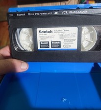 Scotch VCR Head Cleaner Plus VHS Cassette Used