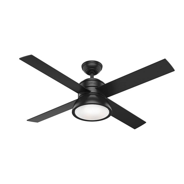 Deckenventilator Mit Fernbedienung Loki Schwarz DeckenlüFter Mit Beleuchtung E27-image