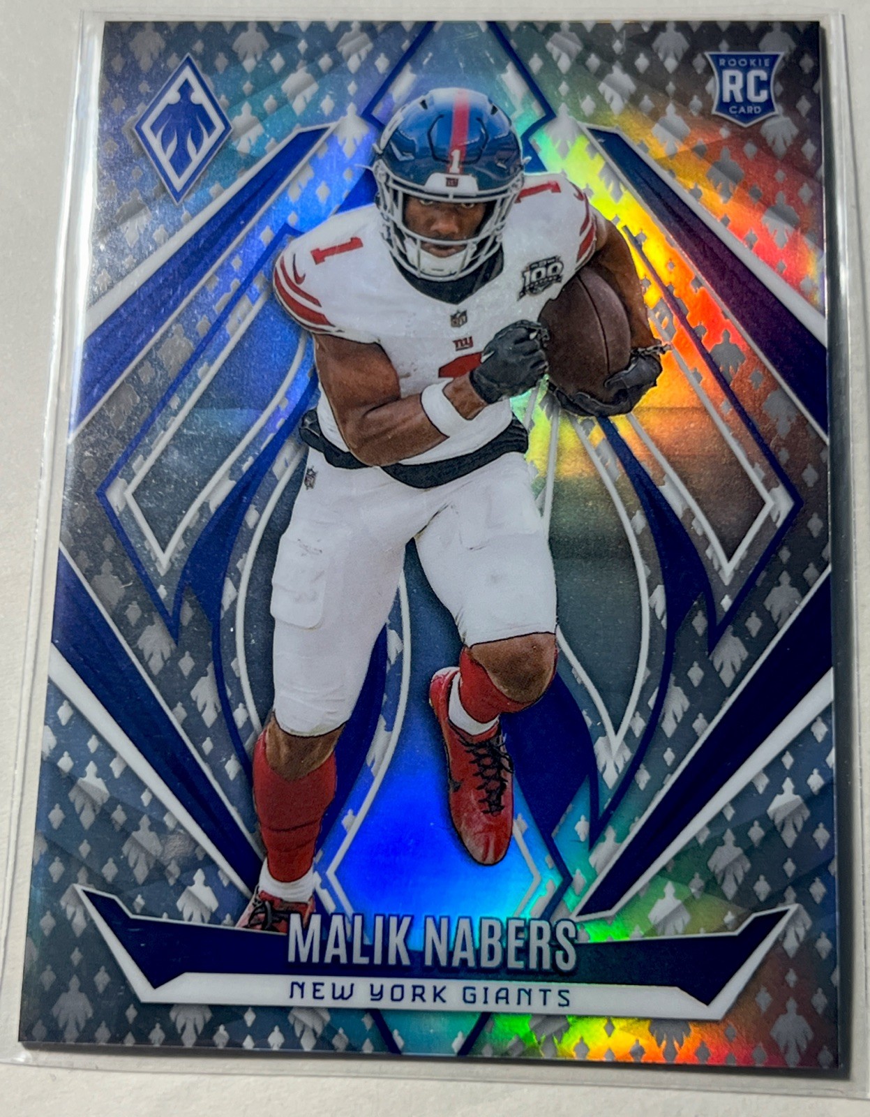 2024 Panini Phoenix Malik Nabers #221 Rookie 189/399 Logo Parallel NY Giants