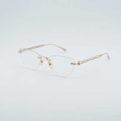 Gucci Hexagon Rimless Sunglasses with Gold Bridge and Clear Lens with Gucci logo GUCCI EYEWEAR Hexagon-frame gold-tone sunglasses | NET-A-PORTER main image 4