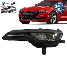 For Chevy Camaro Ss 1ss 2ss Rs 2019-2024 Led Headlight Black Lh Driver Side For Chevy Camaro Ss 1ss 2ss Rs 2019-2024 Led Headlight Black Lh Driver Side
