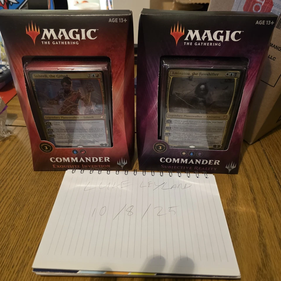 MTG Magic the Gathering - Commander 2018 Deck - Set of 4 - New sealed - Image 2 of 3