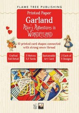 Alices Adventures in Wonderland Paper Garland by Flame Tree Studio (English) Boo
