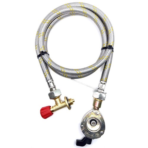 Renforcé Tuyau 1 M Campingaz Bouteille 901,904, 907 Connecteur À 27mm de Gaz - Photo 1 sur 5