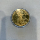 1933 SAINT GAUDENS DOUBLE EAGLE DESIGN LARGE 1 OZ Ounce Copper ROUND. 112