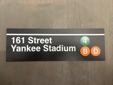 New York City Transit MTA Subway Sign Ruler, ...