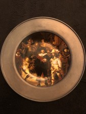 Sammelteller mit Zinnrand von Seltmann  Bavarie