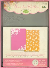 *Rare* Sizzix Brenda Walton, Border Blooms & Garden Roses TI Set, 659625