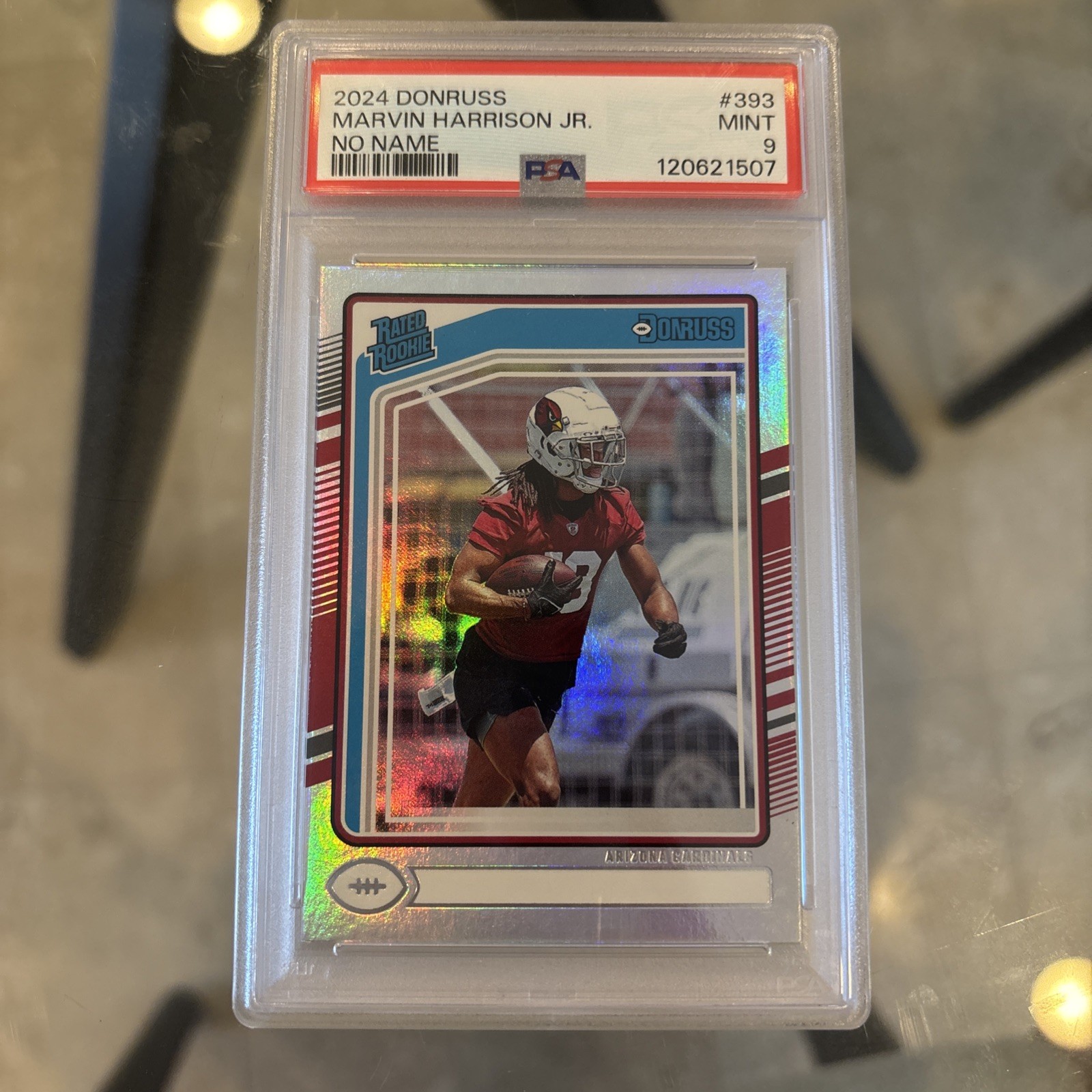 2024 Panini Donruss - Rated Rookie Marvin Harrison Jr. #393 No Name (RC)